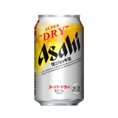 (特價) Asahi - 生 啤酒 SUPER DRY [日本版]  340ml x6罐